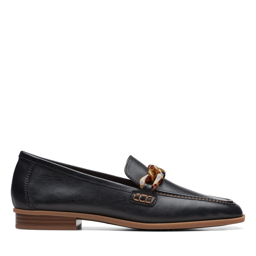 Sarafyna Iris Leather Black