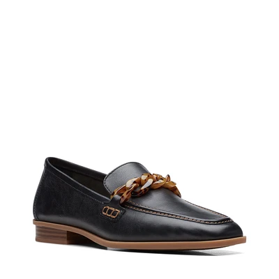 Sarafyna Iris Leather Black