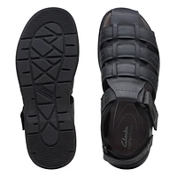 Walkford Fish Leather Black Tumbled