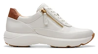 Tivoli Zip Leather Off White