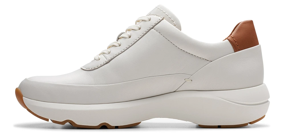 Tivoli Zip Leather Off White