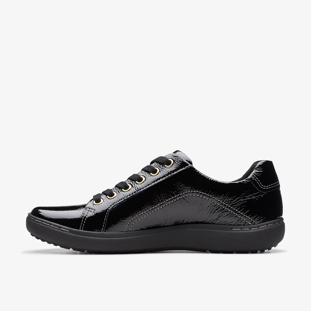 Nalle Lace Leather Black Pat