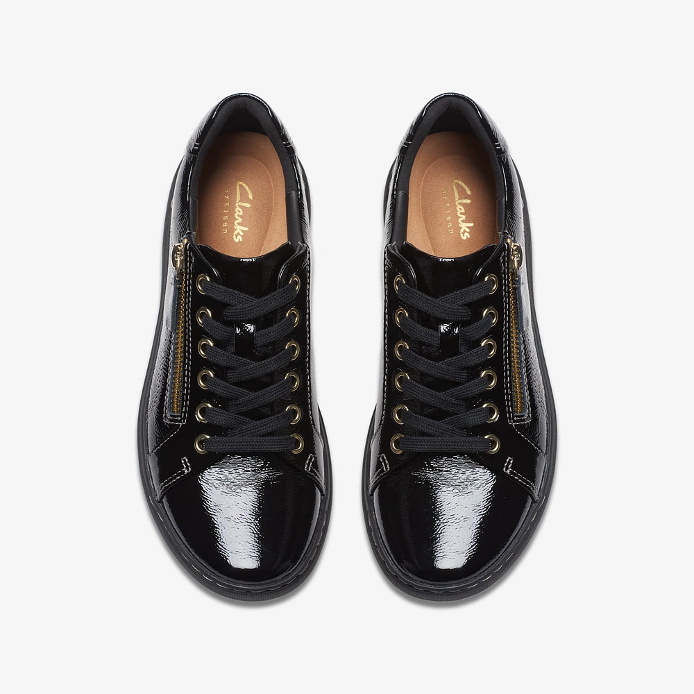 Nalle Lace Leather Black Pat