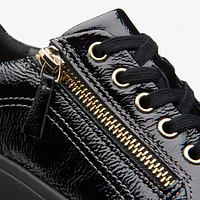 Nalle Lace Leather Black Pat
