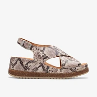 Kassanda Step Synthetic Snake Print