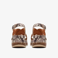 Kassanda Step Synthetic Snake Print