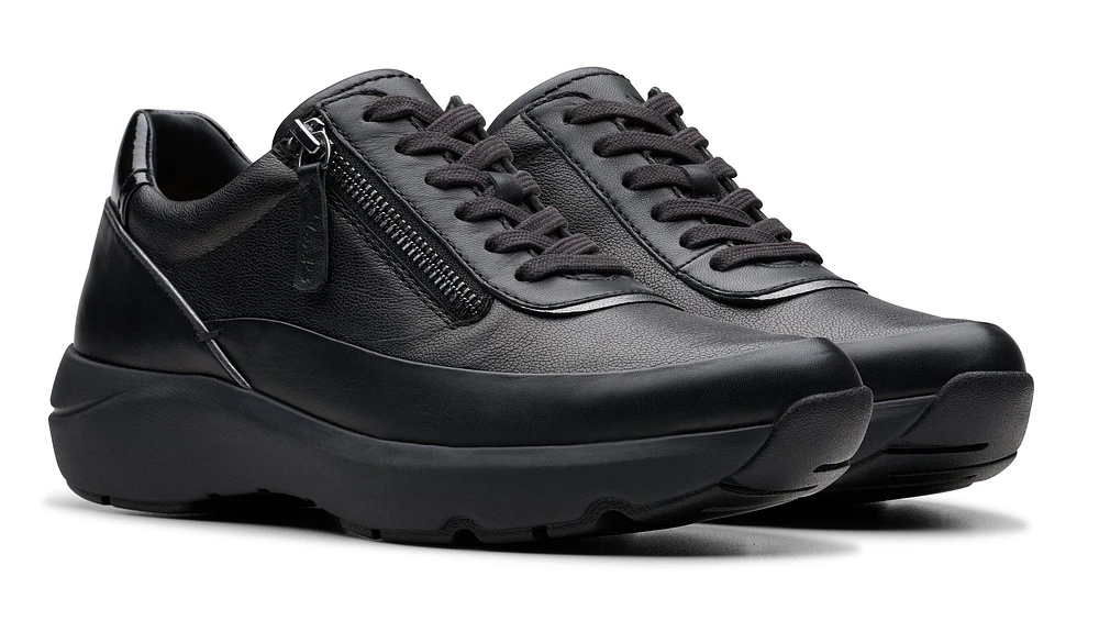 Tivoli Zip Leather Black Combi