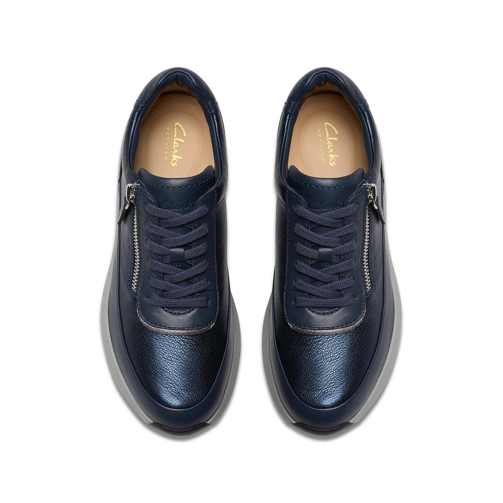 Tivoli Zip Leather Navy Combi