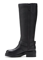Rebelle Long Leather Black