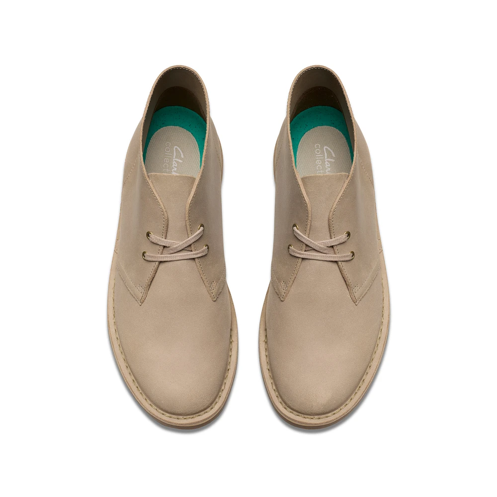 Shepton Suede Taupe Distressed