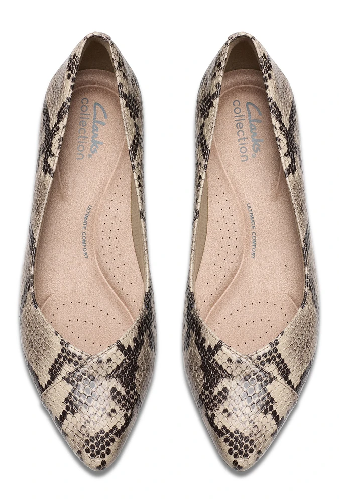 Nataly Wish Leather Grey Snake