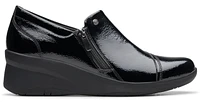 Suttyn Zip Crinkle Patent Black