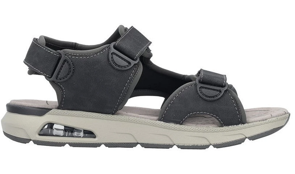 Black Velcro Sandal