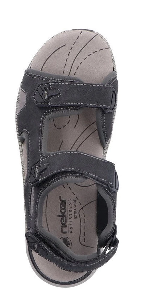 Black Velcro Sandal