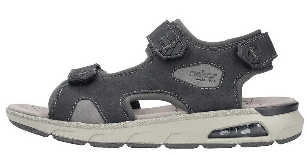 Black Velcro Sandal
