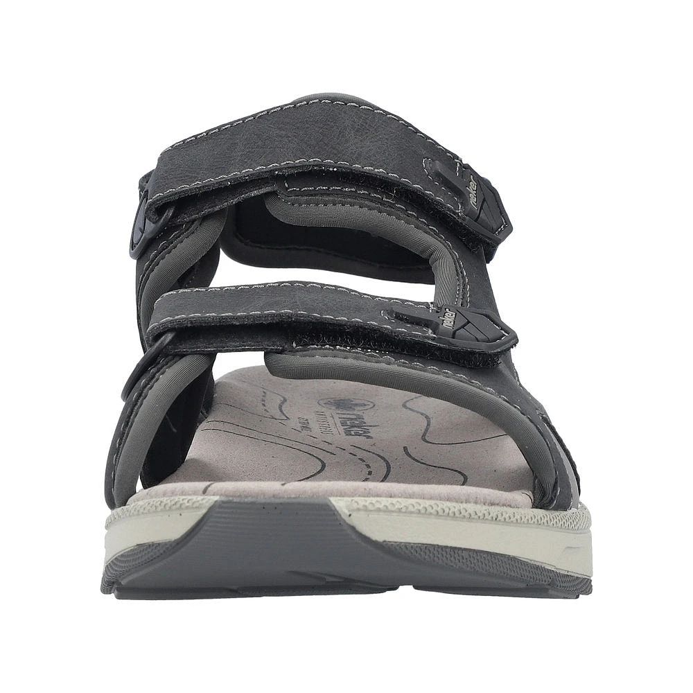 Black Velcro Sandal