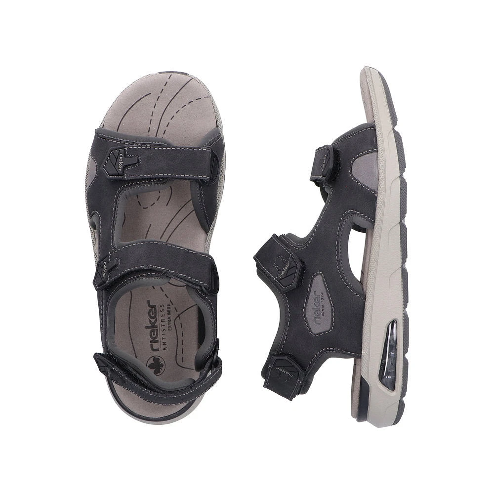 Black Velcro Sandal