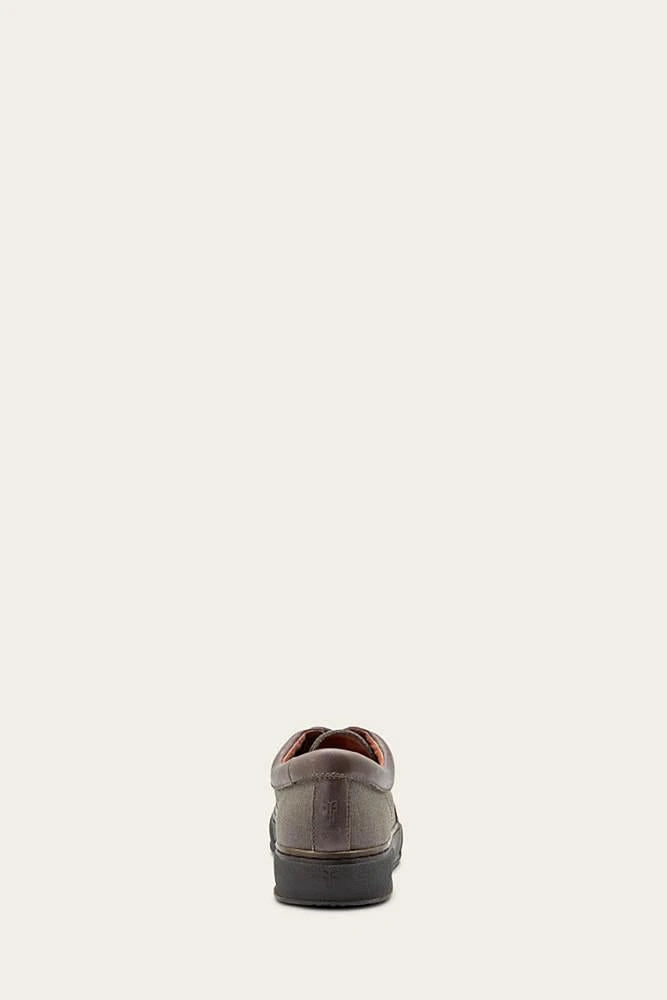 40288-charcoal - Lea Oxford Canvas Brown