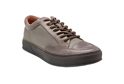40288-charcoal - Lea Oxford Canvas Brown