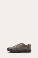 40288-charcoal - Lea Oxford Canvas Brown