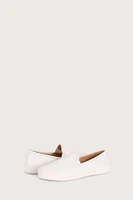 40466-white - Burnished Waxy Leather White
