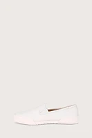 40466-white - Burnished Waxy Leather White