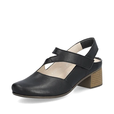 Black Closed Toe Sandal