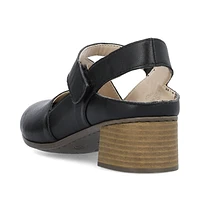 Black Closed Toe Sandal