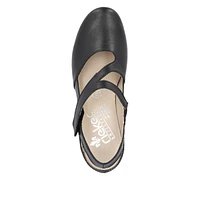 Black Closed Toe Sandal