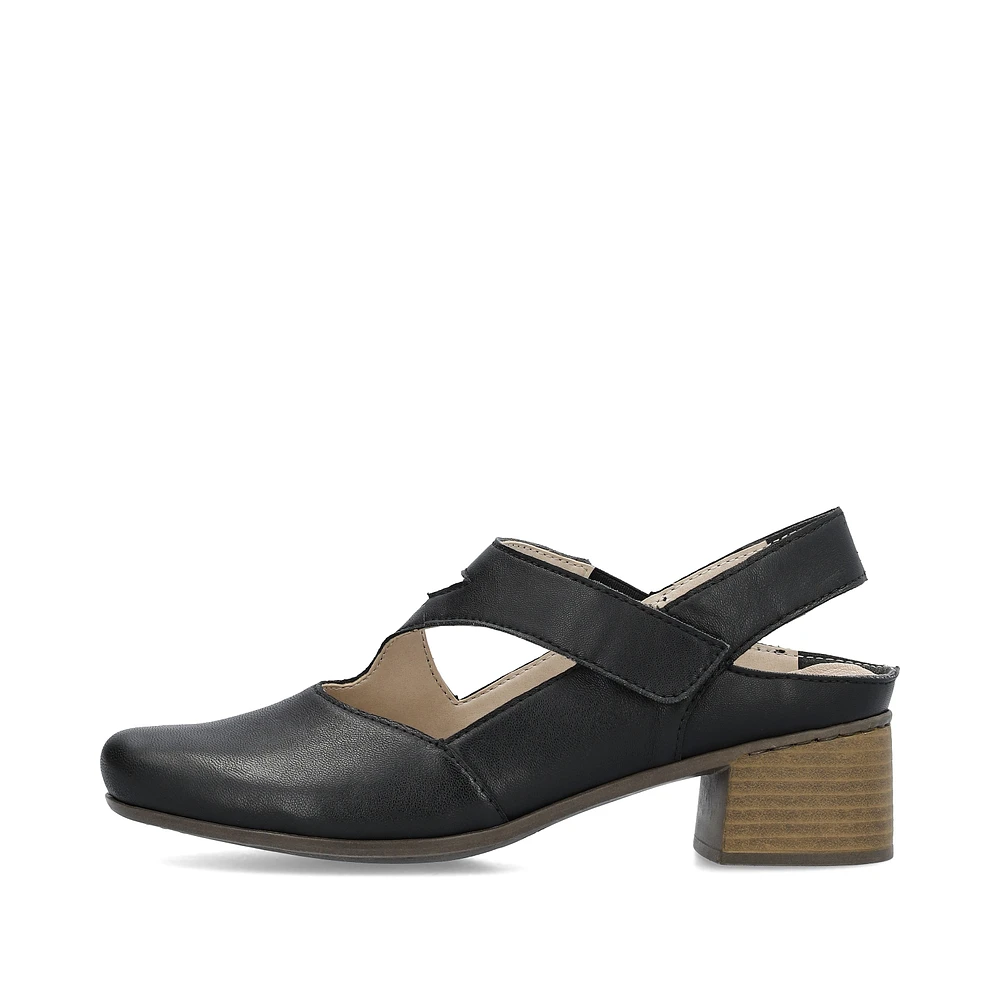 Black Closed Toe Sandal