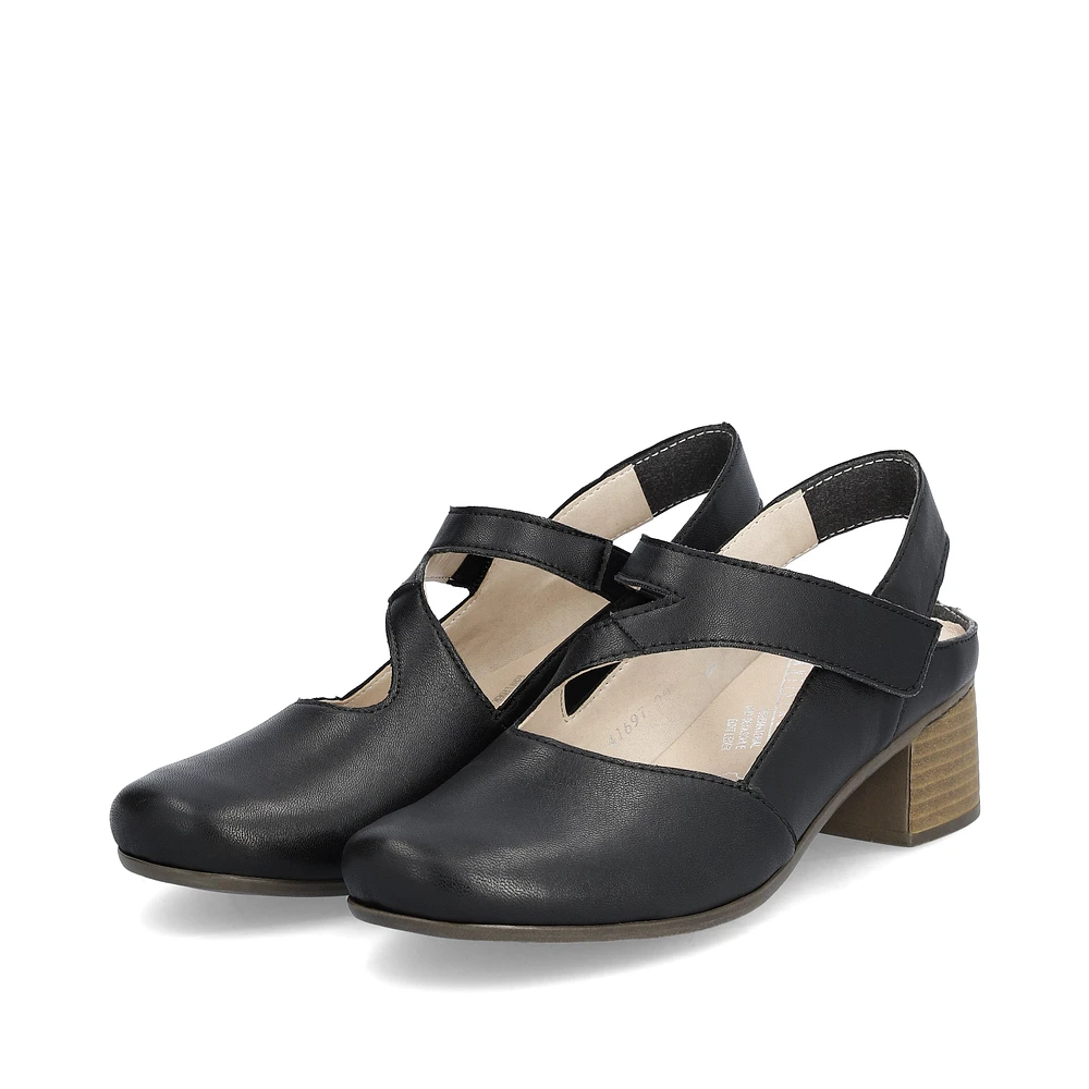 Black Closed Toe Sandal