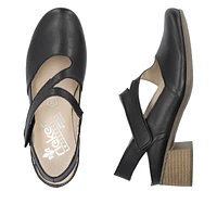 Black Closed Toe Sandal
