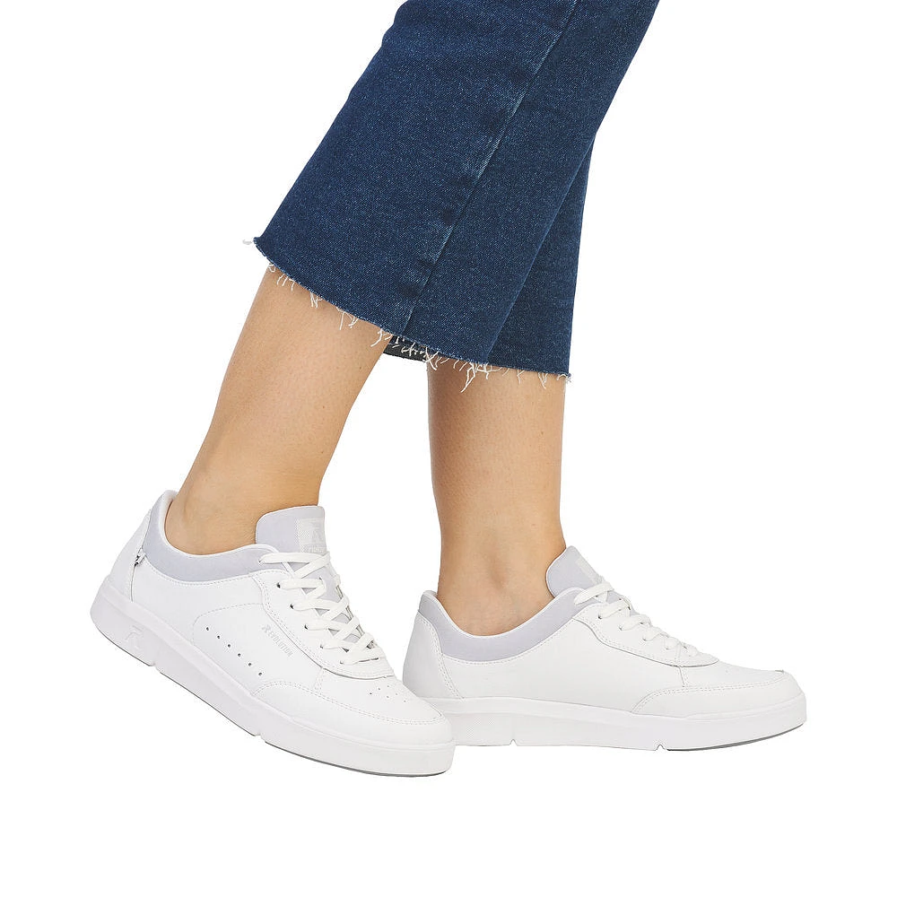 White Lace Up