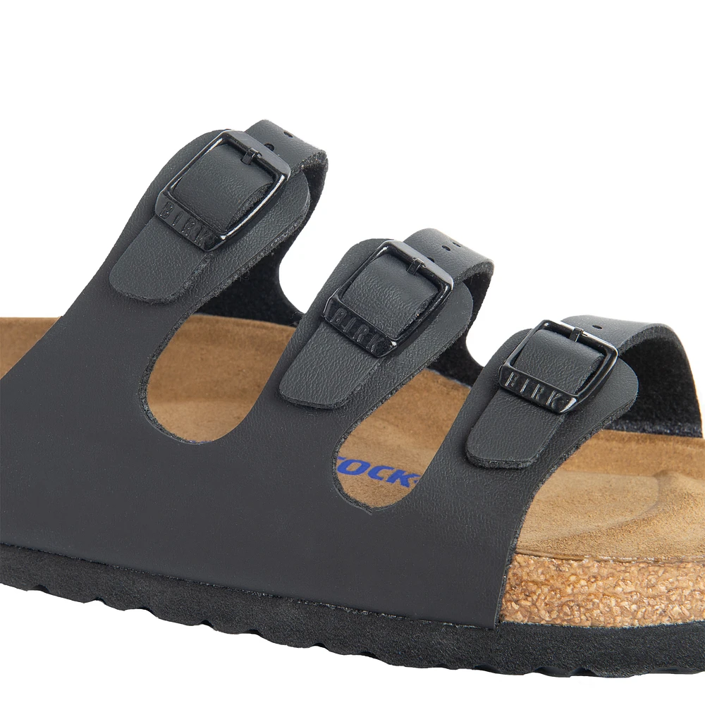 Florida Soft Footbed Birko-flor Black - Regular Fit