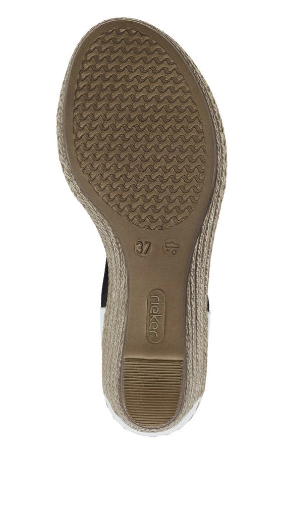 Tan Elastic Pull On Wedge