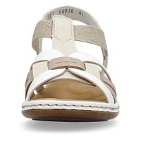 White Sling Back