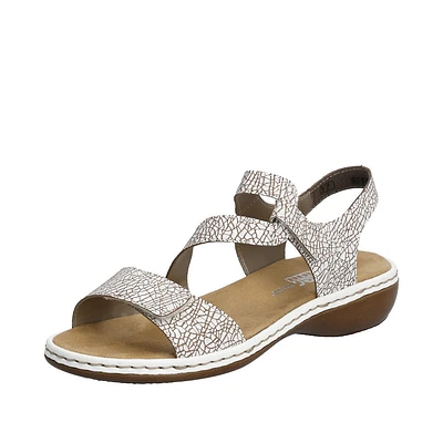 White Criss Cross Sandal