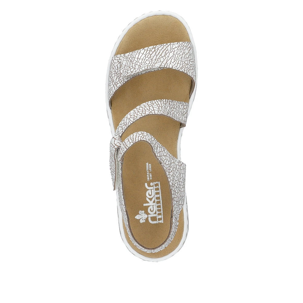 White Criss Cross Sandal