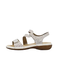 White Criss Cross Sandal