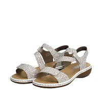 White Criss Cross Sandal