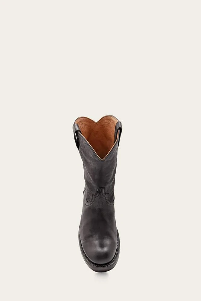 81313-black - Washed Veg Leather Black