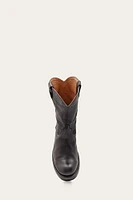 81313-black - Washed Veg Leather Black