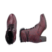 Bordeaux Warmlined Heeled Boot