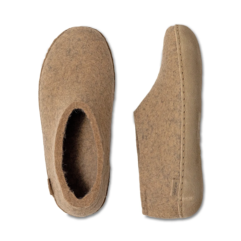 Wool Felt Shoe Leather Sole Sand