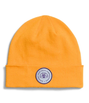 Dock Worker Recycled Beanie Summit Gold Dusty Periwinkle
