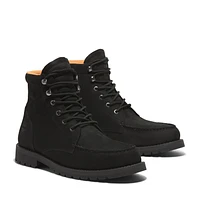 Redwood Falls Moc Toe Waterproof Boot Black
