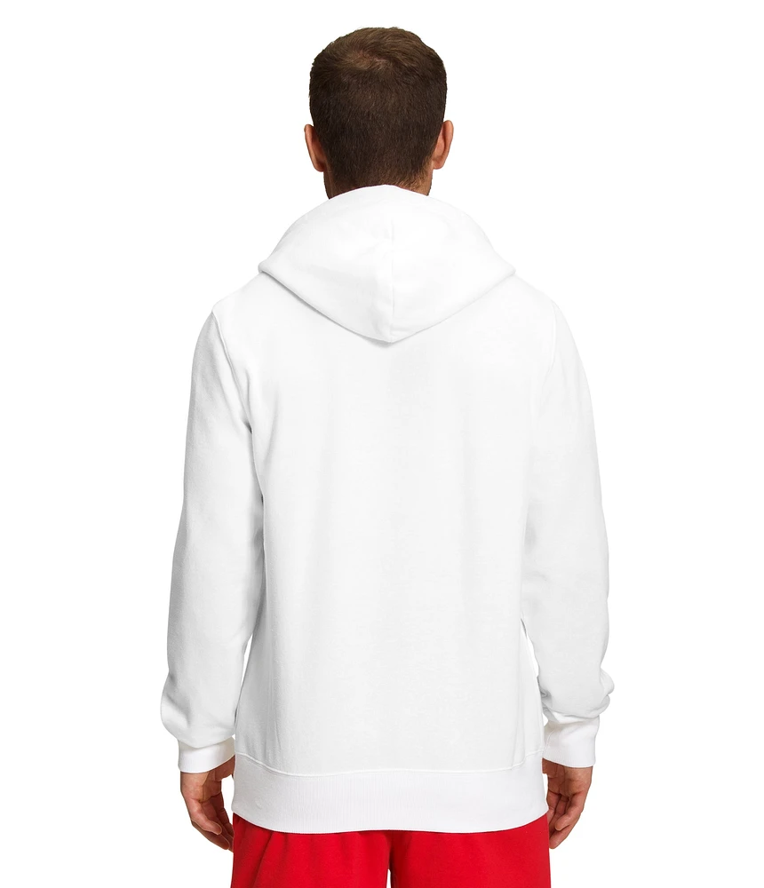 Men's Half Dome Pullover Hoodie TNF White Black