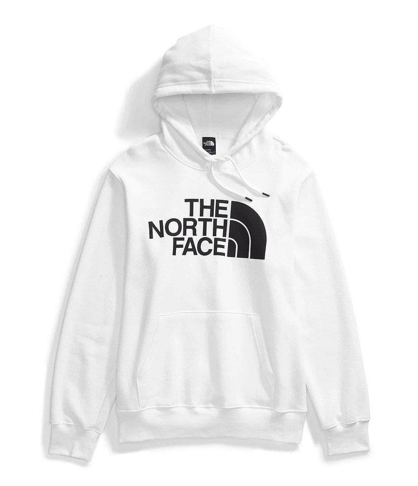 Men's Half Dome Pullover Hoodie TNF White Black