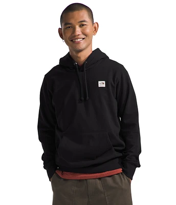Men's Heritage Patch Pullover Hoodie TNF Black White