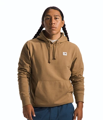 Men's Heritage Patch Pullover Hoodie Utility Brown TNF White